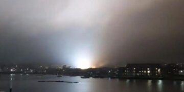 Stor eksplosion: Brag og lysglimt over britisk storby￼