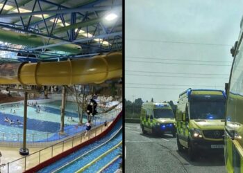 Otte ambulancer og tre brandbiler tilkaldt: Vandland evakueret