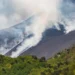 Vulkanudbrud på Mount Etna i Italien: Kæmpe askesky og pyroklastisk strøm
